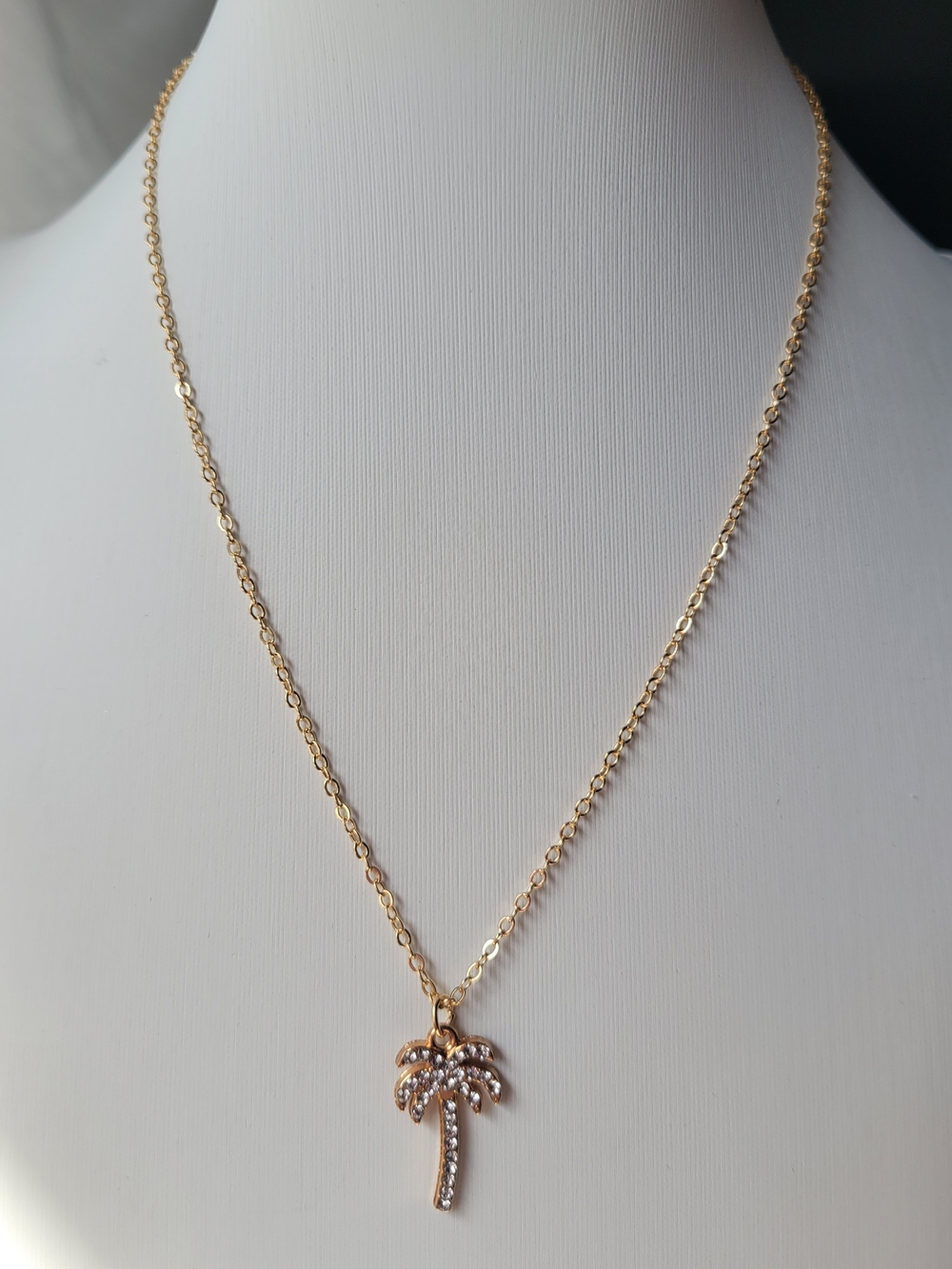 5/$25💎 Gold Palm Tree Pendant Necklace